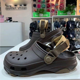 洞洞鞋休闲潮拖特林包头春夏新款时尚户外休闲运动全地形夏季懒人