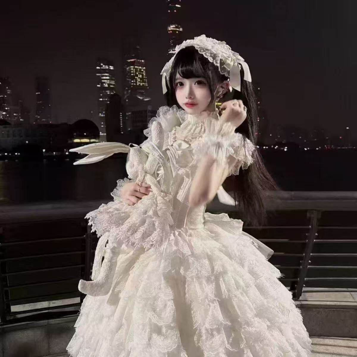 小熊社千堆雪Lolita公主蛋糕裙