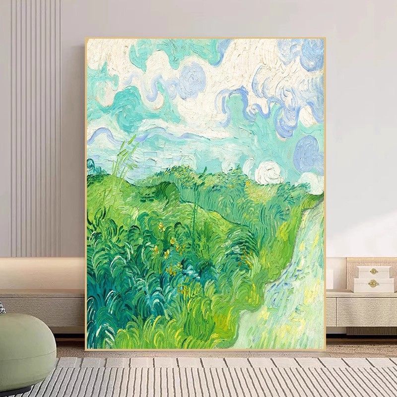 成品装饰画仿油画风景梵高莫奈世界名画复古高级感卧室客厅摆挂画,家居饰品,现代装饰画,淘宝优惠券,粉丝福利购,淘宝优惠卷