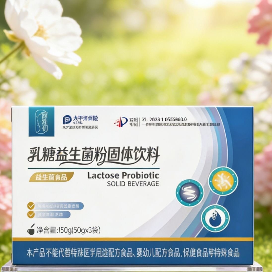 丽维初乳糖益生菌粉固体饮料50g/袋*3袋/盒抖音微商体型管理正品