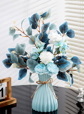 客厅餐桌仿真花摆设假花干花花束