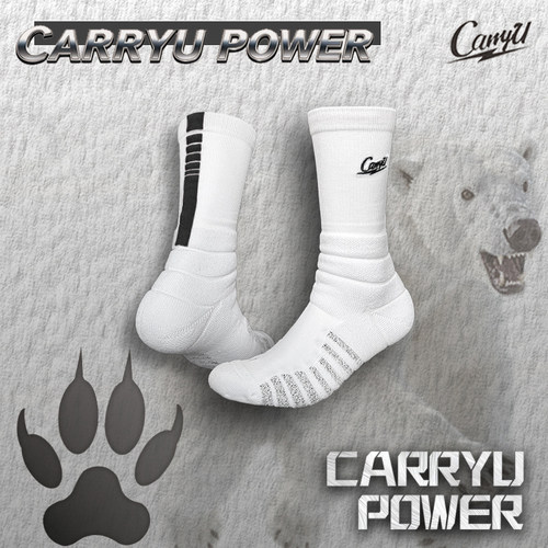 【Power口粮袜】CarryU球员版防滑纱精英袜篮球袜轻power莱卡无骨