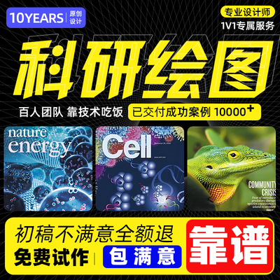 科研绘图sci三维机械origin结构仪器TOC原理图visio示意图代画图