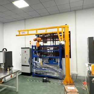 孚尔特供应1吨，0.5吨手动270度旋转立柱式悬臂吊