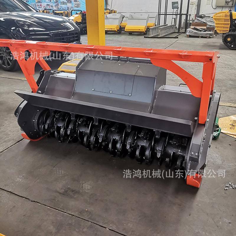 除草开荒碎草树木粉碎开荒打草机拖拉机改装碎木机液压垦荒机