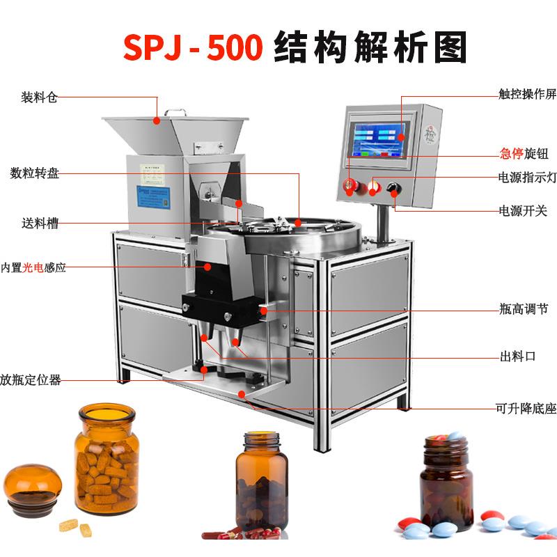 果蔬压片糖果装瓶机台式药片胶囊电子数粒机自动数粒机光纤感应