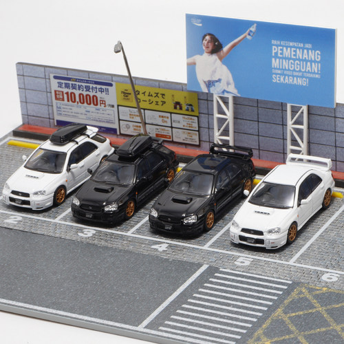 Furuya合金1/64斯巴鲁汽车模型