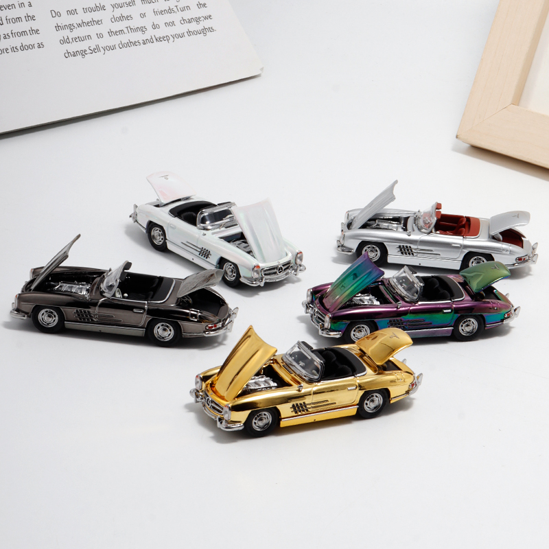 YS合金1/64奔驰300SL汽车模型