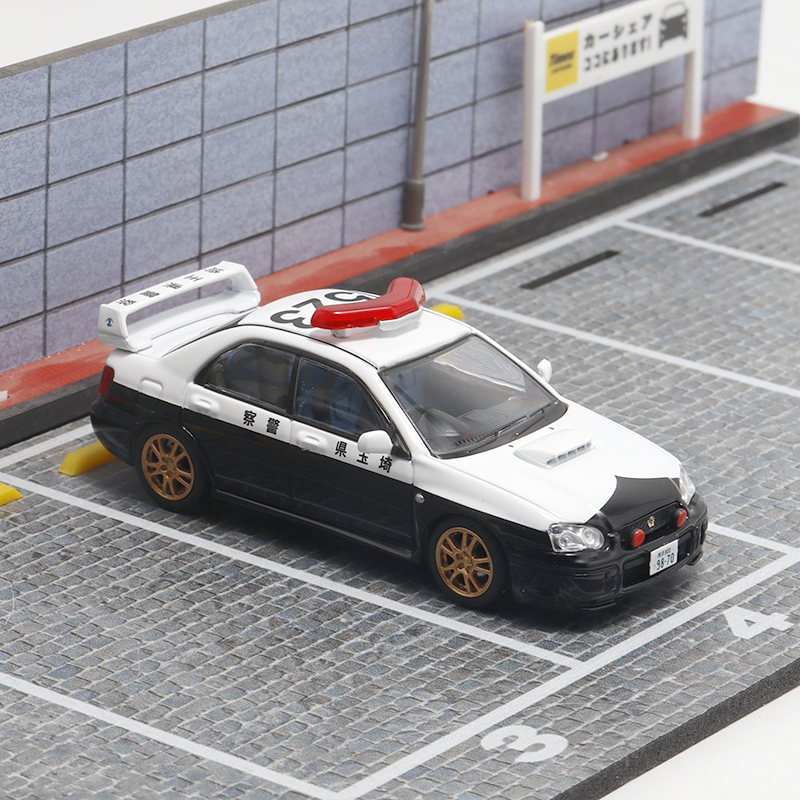 Furuya合金1/64斯巴鲁汽车模型