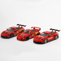 1:64 保时捷911 992 GT3 RS闪电麦昆 蝰蛇 宝马M4 A90汽车模型964