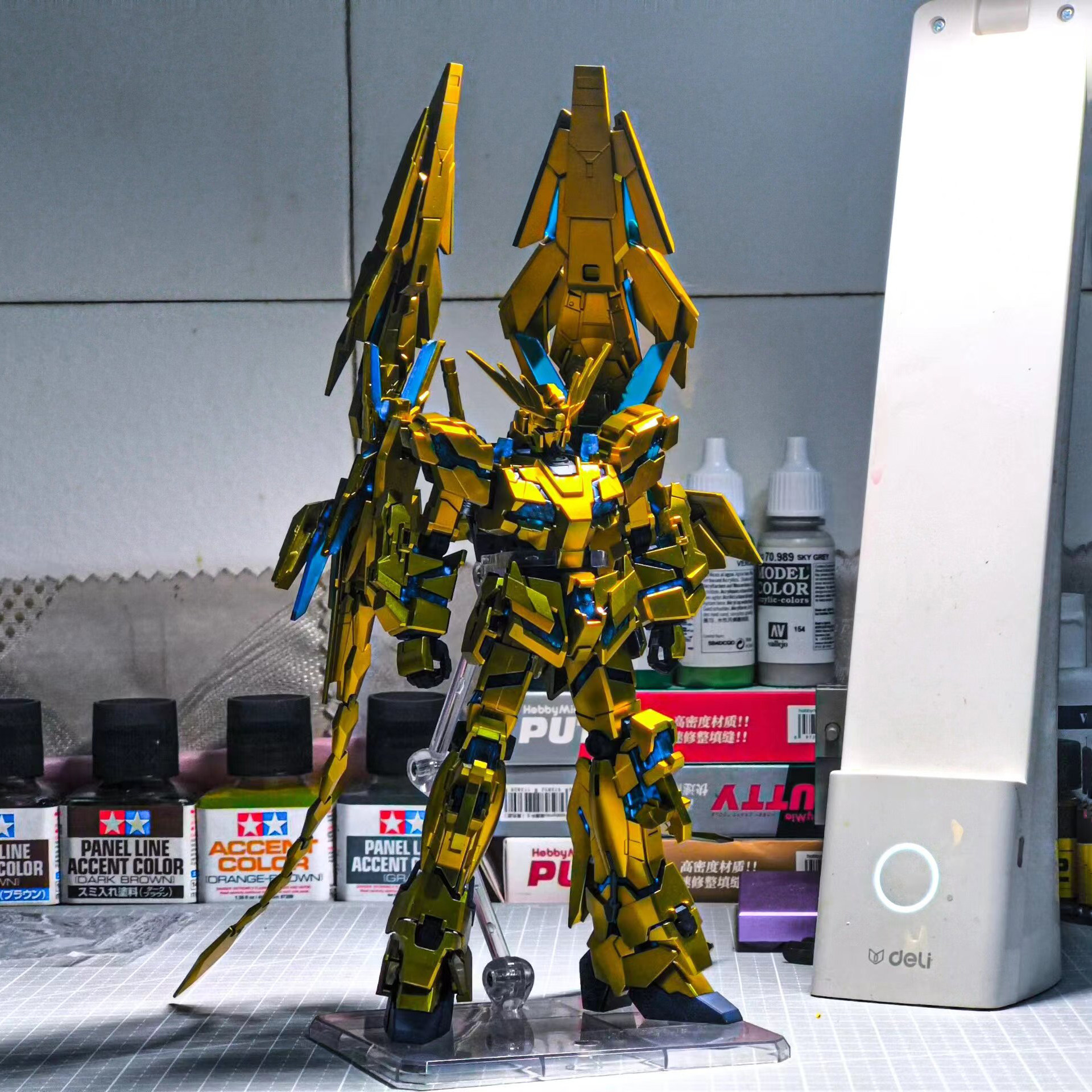 大班mg菲尼克斯高达模型hg强袭自由巴巴托斯独角兽红异端拼装手办