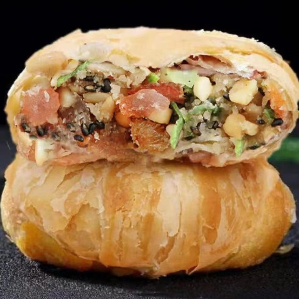 老式五仁月饼散装多口味传统手工
