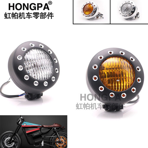 cg125摩托车复古改装大灯