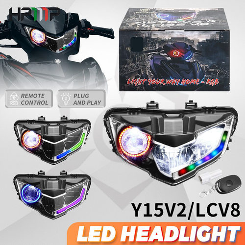 摩托车改装大灯雅马哈Y15