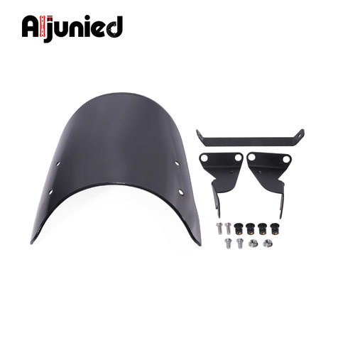 摩托车复古改装前挡风玻