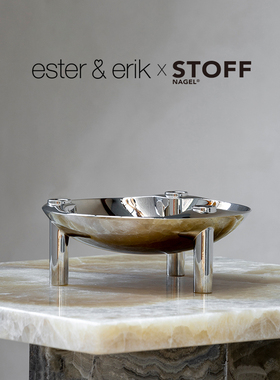 正品丹麦进口品牌Ester&Erik | Stoff Nagel烛台碗柱形蜡烛底座