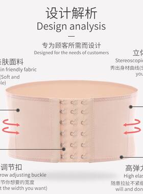薄款运动四季通用运动术后收腹带