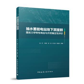 抽水蓄能电站地下洞室群围岩力学特响应与开挖稳定评杨贤等著9787112316953中国建筑工业出版社