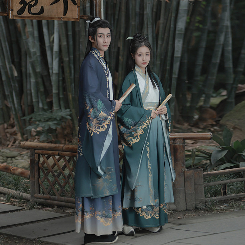 扶摇桑榆原创魏晋制汉服男女2026新款秋季改良学生齐腰大袖衫古装