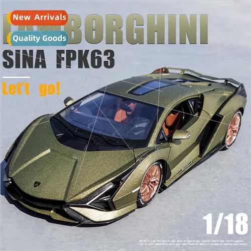 Boxed 1:18 simulation large Lambo ghtning Gini alloy car mod