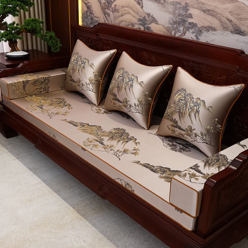 红木沙发坐垫新中式沙发垫