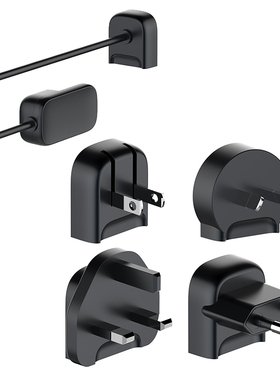 LDNIO/力德诺140W充电器配件A6140C专用电源延长线英规欧规美规澳规插头Q366/Q367/100W充电器Q408转换插头