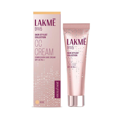 日本代购 Lakme多效合一CC霜 增添肌肤自然光泽 打造明亮肤色30g