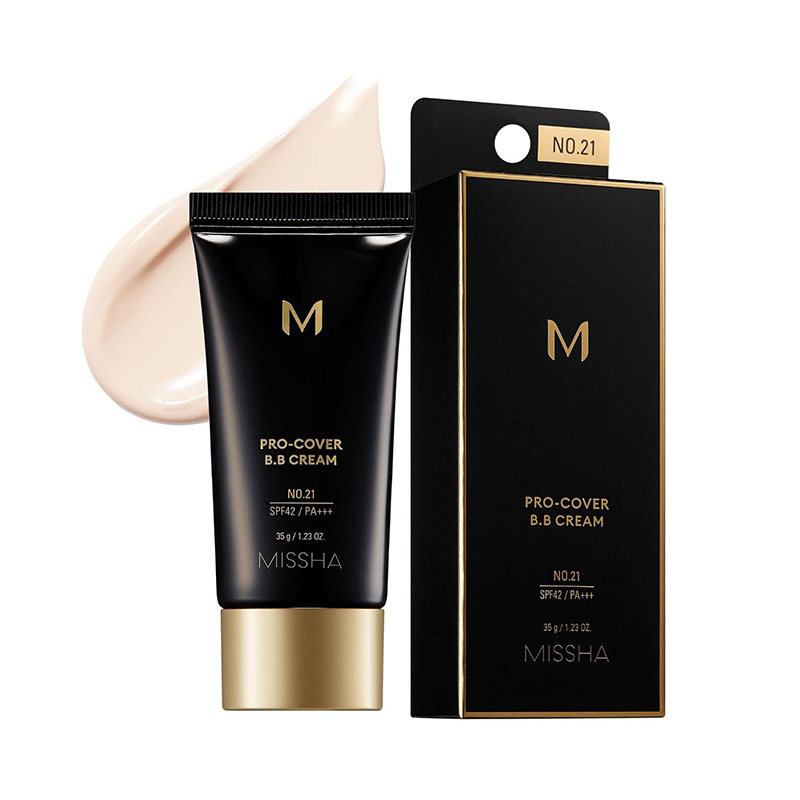 日本代购 MISSHA/谜尚BB霜 贴合肌肤自然妆效 长效持久不脱妆35g