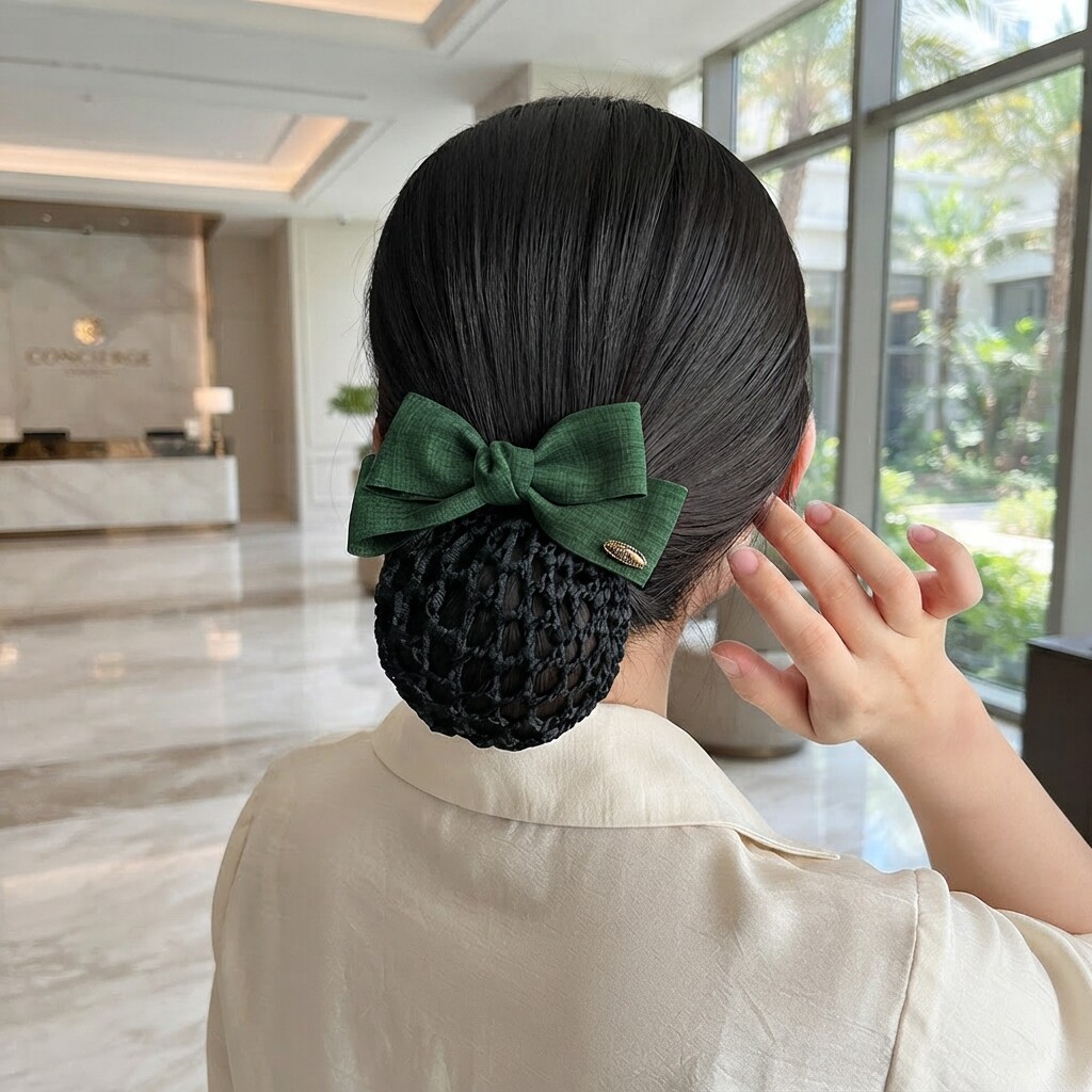 云丝恋可定制铭牌护士发网头花女图片