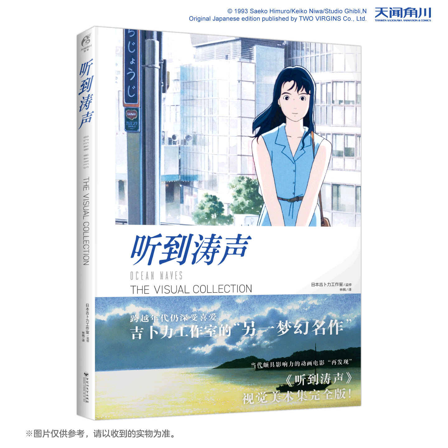 正版 听到涛声 THE VISUAL COLLECTION 日本吉卜力工作室引进画集简体中文版 动画电影视觉设定集 近藤胜也原作你想活出怎样的人生 - 实物图