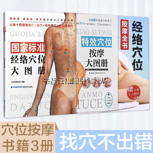 国家标准穴位按摩大图册特效穴位单桂敏艾灸针灸中医养生人体经络 女性经络穴位按摩 推拿按摩书籍大全养生书籍人体经络穴位图解书