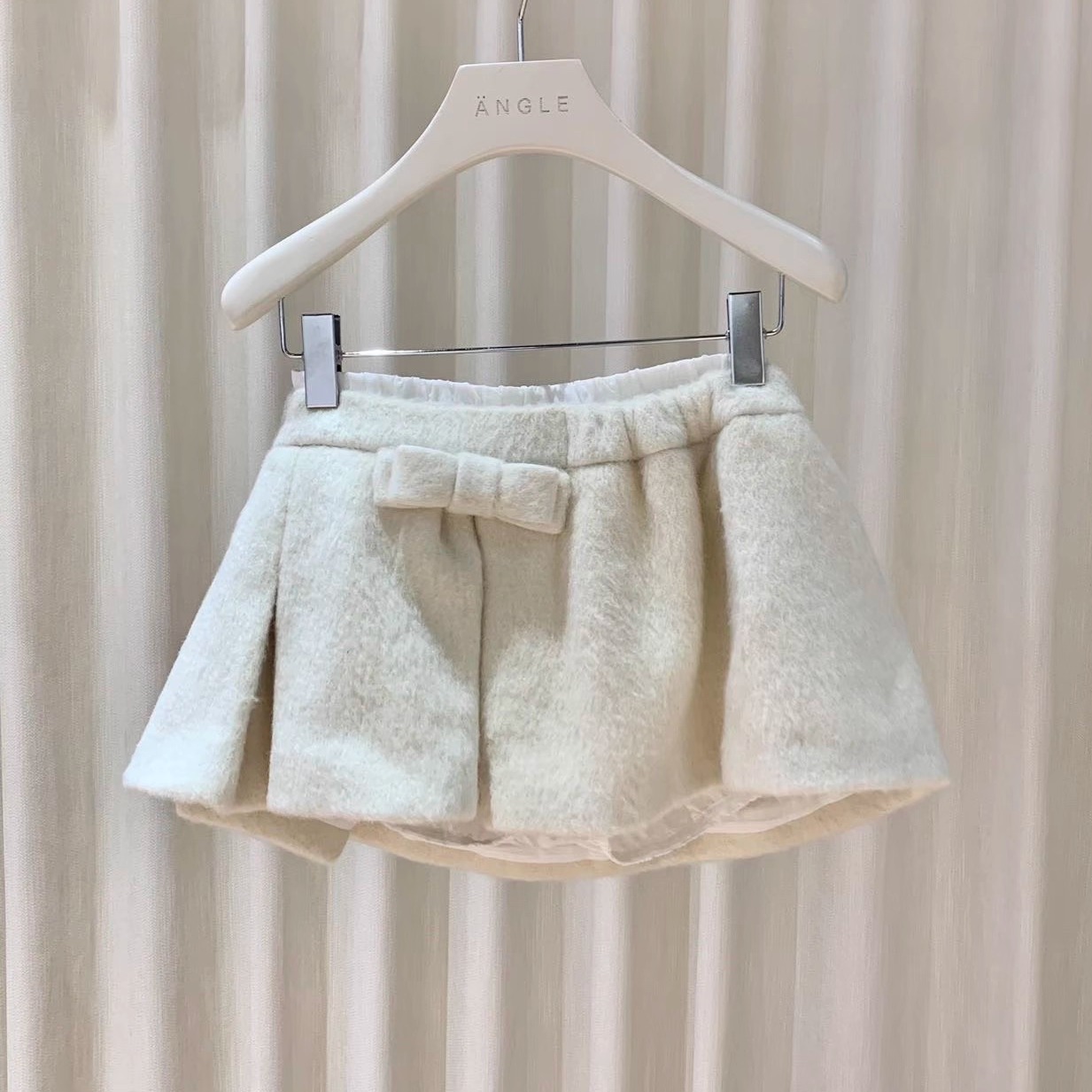 现货marchen雪顶蝴蝶结短半身裙