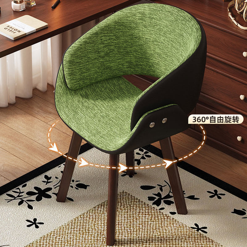 轻奢复古梳妆凳女生卧室梳妆台专用化妆凳子可旋转家用靠背椅餐椅,住宅家具,梳妆凳,淘宝优惠券,粉丝福利购,淘宝优惠卷