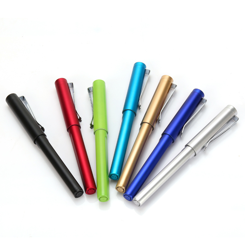 笔定制可印logo宣传广告礼品笔定做高档商务办公金属刻字中性笔二维码碳素笔订制水笔文具用品黑色签字笔批发