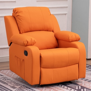 联邦家具多功能单人沙发 科技布可摇躺旋转按摩美容美甲椅