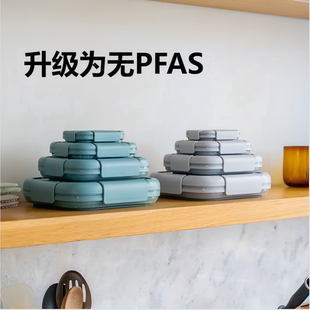 美国stojo四件套嵌套可折叠饭碗新款耐高温可微波炉烤箱户外便携