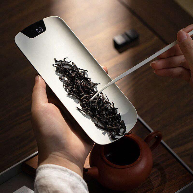 小提多功能称重茶则茶匙套装家用厨房称量器精准茶克重称迷你茶称