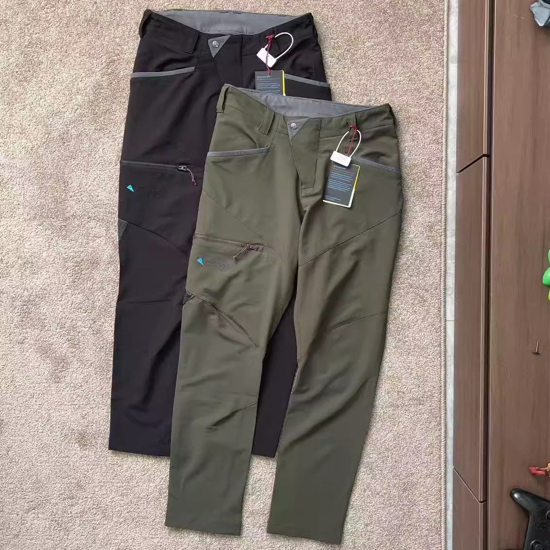 长裤修身运动休闲微弹面料快干