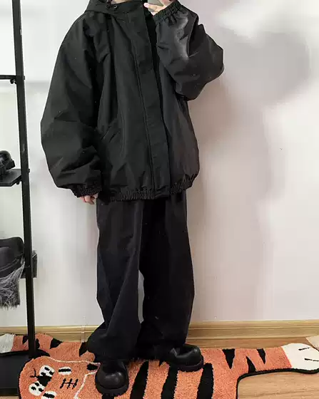 [Technical Fabric] Skiwear Hooded Jacket, Cotton Jacket, Outdoor Goddess Style/Waterproof Temperature Locking/Silhouette