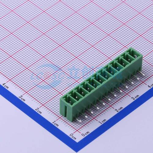 插拔式接线端子 KF2EDGR-3.5-12P 弯插,P=3.5mm 板端/插座-闭口 1