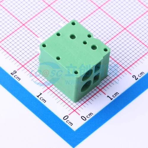 5只起 弹簧式接线端子 JL271V-50002G01 插件P=5mm 1x2P 2P 电子