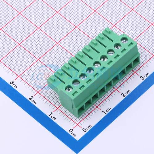 插拔式接线端子 MX15EDGK-3.5-09P-GN01-Cu-Y-A P=3.5mm 插头 1x9