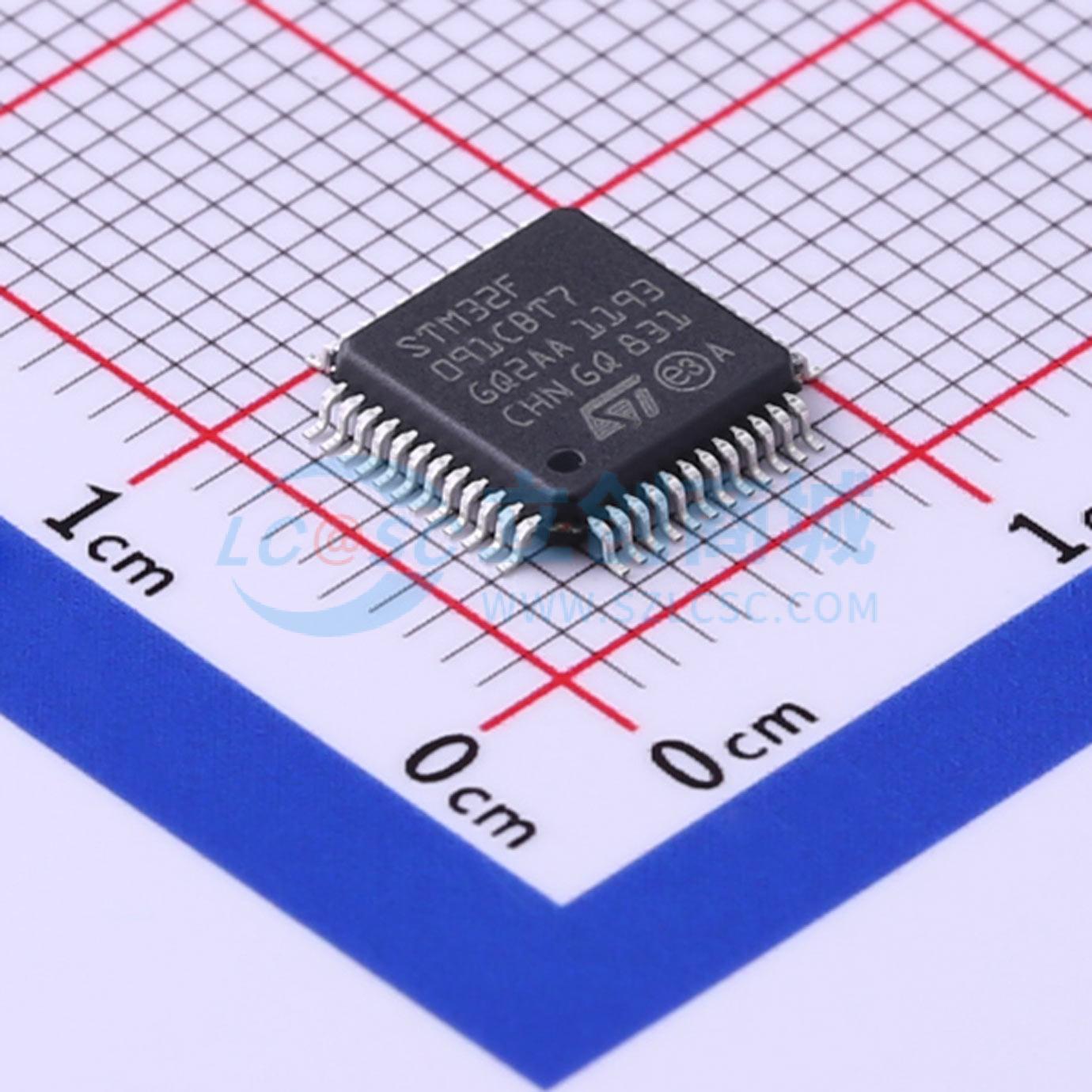 单片机(MCU/MPU/SOC) STM32F091CBT7TR LQFP-48(7x7) 电子元器件
