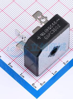 整流桥 GBPC3502 GBPC 200V 35A onsemi(安森美) 电子元器件配单