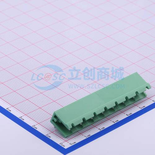 插拔式接线端子 DB2ER-7.62-8P-GN 弯插,P=7.62mm 板端/插座-开口