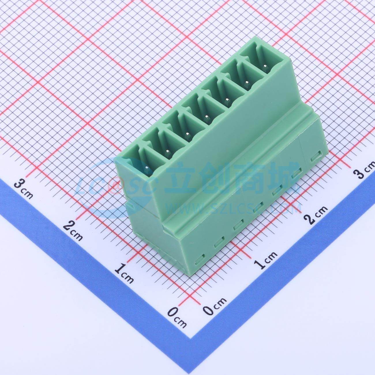 插拔式接线端子 KF2EDGRK-3.81-7P P=3.81mm 插头 1x7P 原装正品