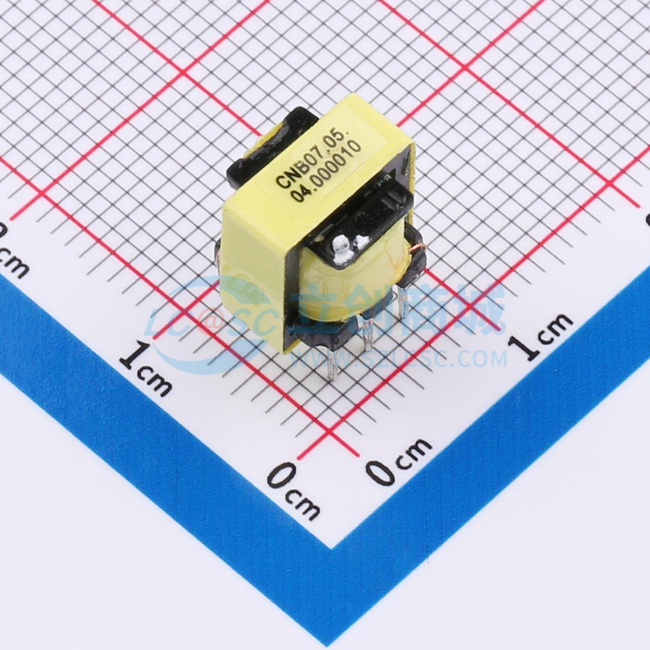 脉冲变压器 FC-DT8010-101-T DIP-6P,9.5x9.5mm 1.5kV 电子元器件