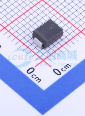 通用二极管 GS1MB SMB(DO-214AA) 1kV 1A YANGJIE(扬杰) 原装正品