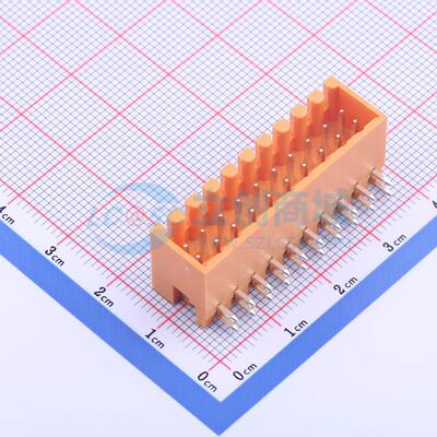 插拔式接线端子 KF2EDGERC-3.5-2*10P 弯插,P=3.5mm 板端/插座-闭