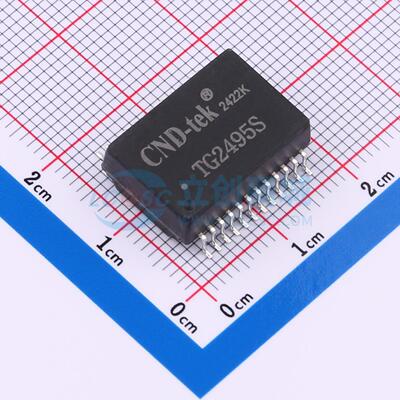 网口变压器 TG2495S SMD-24P,17.6x12.3mm 单口 电子元器件配单